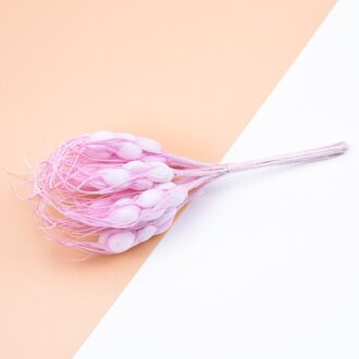 10 pcs Kunstmatige Tarwe oren nep planten voor vazen diy bonbondoos Jaar kerst decoraties voor thuis bruiloft pompom roze