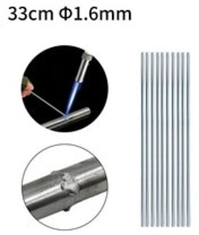 10 Pcs Lassen Staven Kit Aluminium Draad Solderen Lage Temperatuur Smelt Solderings Staaf 50Cm 33Cm Lange Voor lassen Apparatuur 50CM 3 2mm 10stk