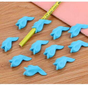 10 Pcs Leren Partner Kinderen Studenten Briefpapier Potlood Holding Practise Apparaat Voor Corrigeren Pen Houder Houdingen Grip