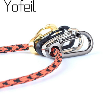 10 pcs/lot Mini Spring Backpack Clasps Climbing Carabiners EDC Keychain Camping Bottle Hooks Paracord Bag Buckles