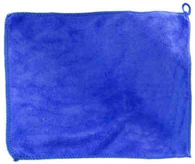 10 Pcs Microfiber Car Cleaning Handdoek Auto Motorfiets Wassen Glas Huishoudelijke Schoonmaakmiddelen Kleine Handdoek blauw