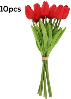 10 Pcs Mooie Tulp Flores Kunstbloemen Tulipany Tulpen Nep Bloem Kerst Decoraties For A Thuis Bruiloft Decor 35 Cm 2