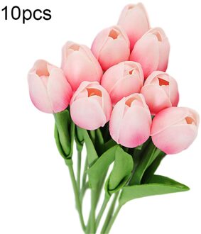 10 Pcs Mooie Tulp Flores Kunstbloemen Tulipany Tulpen Nep Bloem Kerst Decoraties For A Thuis Bruiloft Decor 35 Cm 4