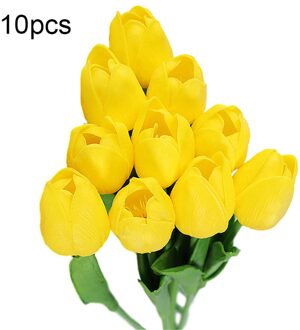 10 Pcs Mooie Tulp Flores Kunstbloemen Tulipany Tulpen Nep Bloem Kerst Decoraties For A Thuis Bruiloft Decor 35 Cm