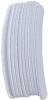 10 Pcs Nail File 100/180 Manicure Gereedschap Schuren Polish Buffer Curve Banaan Nail Art Tool Nail Polijstmachine 10 stk