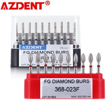 10 pcs/pack Dental High Speed Diamond Burs Dentist Super Coarse Diamond Dental Lab Tools