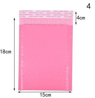 10 Pcs Poly Bubble Envelop Roze Mail Verpakking Tassen Zelf Seal Padded Koerier Zakken Waterdichte Tassen Mailers N4