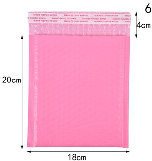 10 Pcs Poly Bubble Envelop Roze Mail Verpakking Tassen Zelf Seal Padded Koerier Zakken Waterdichte Tassen Mailers N6