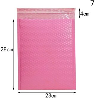 10 Pcs Poly Bubble Envelop Roze Mail Verpakking Tassen Zelf Seal Padded Koerier Zakken Waterdichte Tassen Mailers N7