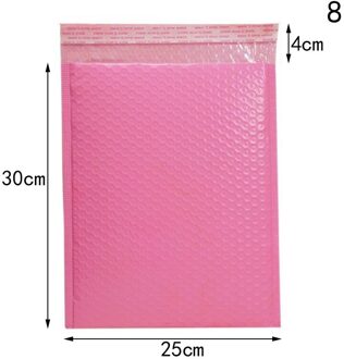 10 Pcs Poly Bubble Envelop Roze Mail Verpakking Tassen Zelf Seal Padded Koerier Zakken Waterdichte Tassen Mailers N8