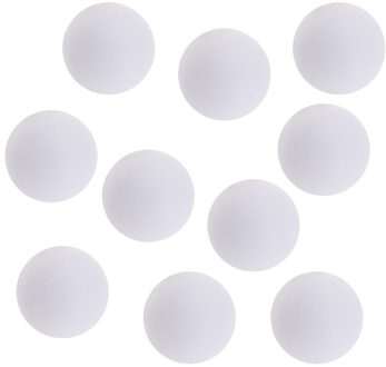 10 Pcs Pong Ballen Premium Tafeltennis Ballen Geavanceerde Pong Training Ballen Voor School Gym (Wit)