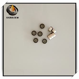 10 Pcs SMR104 2RS 4X10X4 mm Stainless Steel Bearing ABEC-7 MR104-2RS Anti-rust bearing MR104RS Ball Bearing