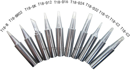 10 PCS Soldering Tips T18 Series Fit HAKKO FX-888 FX-888D FX-8801 FX-600 Lead Free Handle Welding Pencil Bit Iron Nozzle