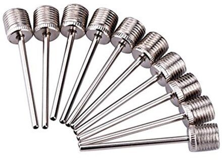 10 Pcs Sport Bal Inflator Pomp Naald Standaard Kit Luchtpomp Naalden Voor Voetballen Basketballen Volleyballen