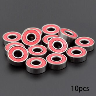 10 Pcs Staal Rustig Sport Skateboard Longboard Carry Accessoires Explosieveilige Dubbelzijdig 608zz Wiellager