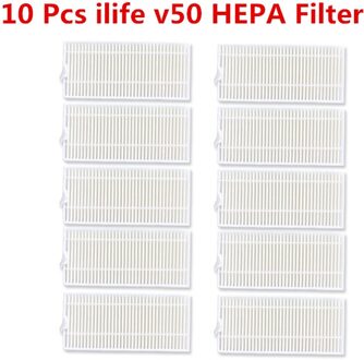 10 Pcs Stofzuiger Filters Ilife V50 Hepa Filter Voor Ilife V50 Stofzuiger Onderdelen