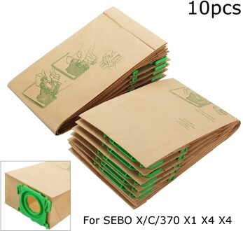 10 pcs Stofzuiger Hoover Stofzak & Filter Zakken Voor X C 370X1X4X7 5093ER 13x8x32.5 cm