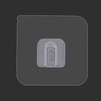 10 pcs Strong Sticky Hooks Wall Mount Rack Patch Accessories for Toothbrush Holder Tissue Box No Punching