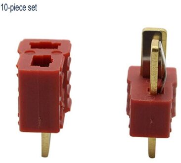 10 Pcs T Plug Deans Terminal Connector Set Voor Rc Lipo Batterij Helicopter Mannelijke/Vrouwelijke Terminals Connectors Adapter