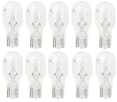 10 Pcs T15 Halogeen Lamp 12V 16W Wit Brake Bulb Tail Lamp Voor Auto-interieur Backup Light Universele gloeilamp Xenon Halogeen