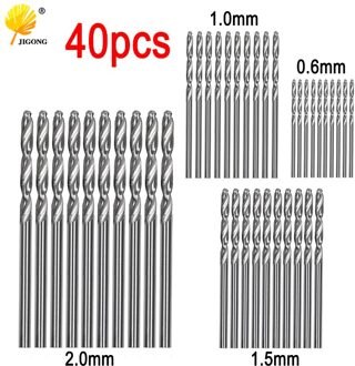 10 Pcs Twist Boor Hand Tool Handboor Mini Kleine Hand Grip Timmerman Chuck 40stk HSS 4241