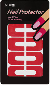 10 Pcs U-Vormige Nail Stickers Spill-Proof Nagellak Varnish Protector Houder Diy Manicure Gereedschap 5 Kleuren nail Art Decoraties 01