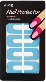 10 Pcs U-Vormige Nail Stickers Spill-Proof Nagellak Varnish Protector Houder Diy Manicure Gereedschap 5 Kleuren nail Art Decoraties 04