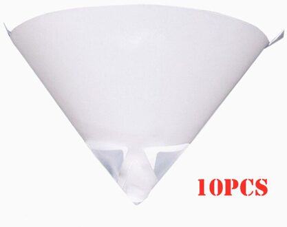 10 Pcs Verf Filter Papier Zuiverende Uitpersen Cup Trechter Wegwerp Papier 100 Mesh Verf Filte Mesh Conische Nylon Micron Papier