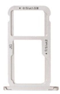 10/Pcs Vervangende Onderdelen Sim Card Tray Slot Houder Socket Adapter Connector Voor Huawei Honor 6X goud