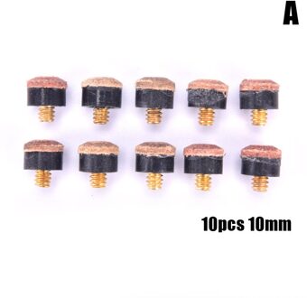 10 Pcs Vervanging Biljart Benodigdheden Voor Indoor Speler Tip Professionele Premium Schroef-Op Tips Accessoires Signalen Tips 10stk 10mm