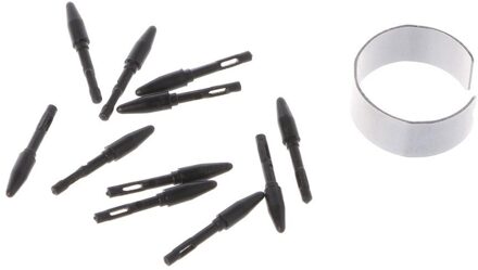 10 Pcs Vervanging Penpunten Pen Tips Alleen Voor Huion Digitale Grafische Tablet zwart