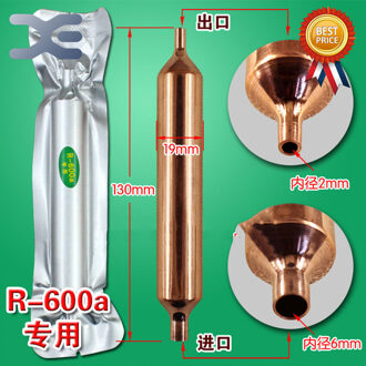 10 Pcs Vriezer Onderdelen Repareren Koelkasten Koelkast Onderdelen Vriezer Onderdelen Koelmiddel Kogelkraan 130*19mm R-600a