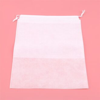 10 Pcs Waterdichte Schoenen Zak Reizen Draagbare Schoen Opbergtas Organiseren Tote Tasje Dolap Organizer Thuis Leveringen wit / L