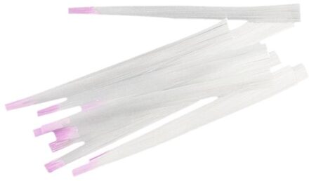 10 Pcs White Nail Vorm Glasvezel Quick Uitbreiding Acryl Tips Glasvezel voor Building en Manicure Tool Kit roos rood