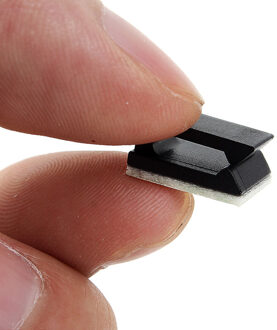 10 Pcs Zwart Plastic Draad Vaste Clip Auto Draad Kabel Houder