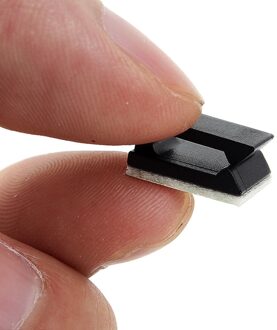 10 Pcs Zwart Plastic Draad Vaste Clip Auto Draad Kabel Houder