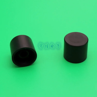 10 Piece 18.5 * 17mm black plastic knob half handle D-shaped inner hole 6mm potentiometer adjustment knob