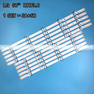 10 pieces/kit LED strips for L G 50 inch TV 50LB582V ZG 50LB5610 ZC 50LB580V ZM 50LB580U ZM 50LB5700 ZB 50LB5700 ZK T500HVF05.0