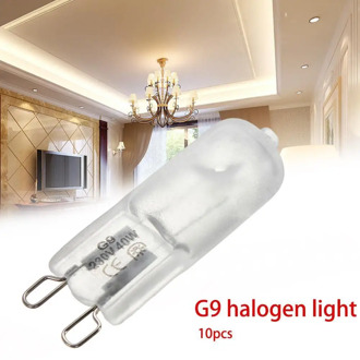 10 pieces warm white matte G9 2800K-3000K halogen lamp 40w Life about 50.000 hours