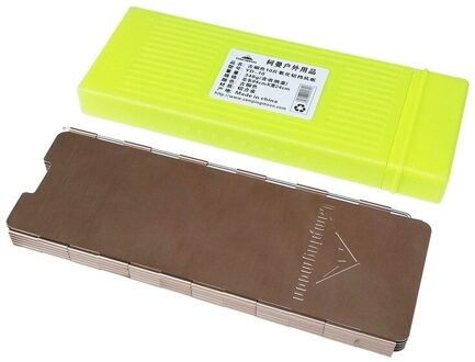 10 Plaat Bronskleurige Vouwen Outdoor Camping Koken Gasfornuis Voorruit Aluminium Wind Screen Koken Shield geel