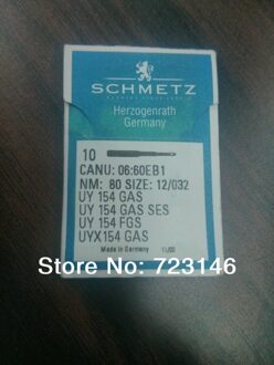 10 Psc Schmet 12/032 Uy154 Gas Ses Uyx 154 Naaimachine Naalden Voor Juki Typisch Voor Brother Siroba Praff yamato Zanger