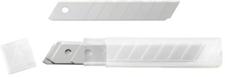 10 Reservemesjes | 18 mm in Kunststof Omhulsel - E020304