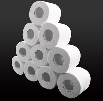 10 Rolls/Lot Geen Geur 3 Lagen Thuis Bad Keuken Tissue Roll Toiletpapier Huidvriendelijke Wc Roll papier