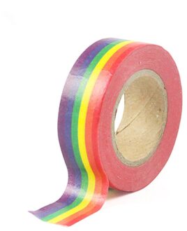 10 Rolls/Pack Wizard Regenboog Vergulden Washi Tape Set Diy Decoratie Scrapbooking Planner Plakband Label Sticker Briefpapier 1 roll