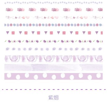 10 Rolls/Pack Wizard Regenboog Vergulden Washi Tape Set Diy Decoratie Scrapbooking Planner Plakband Label Sticker Briefpapier