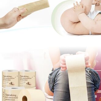 10 Rolls Toiletpapier 3-Lagen Verdikte Huishouden Bad Tissue Handdoeken