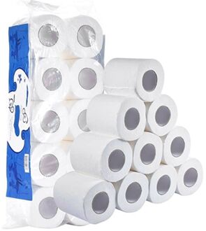 10 Rolls Toiletpapier Geen Fluorescerende Agent Ultra Zachte Stronge 3-Ply Vellen Veilig Bad Weefsel Voor Thuis Keuken