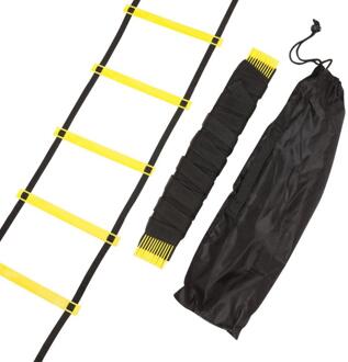 10 Rung 15 Voeten 5M Opvouwbare Agility Ladder Voor Voetbal Sport Speed Ladder Voeten Training Apparatuur Met Strage tas