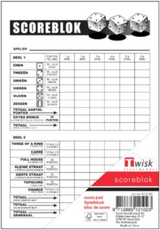 10 Scorebloks 100 vel 2711