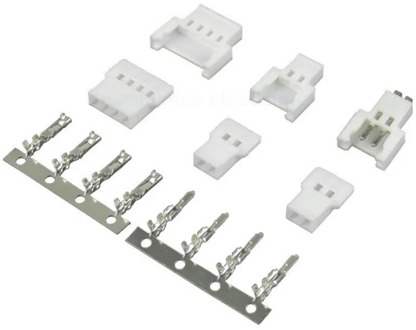 10 Set/lot 51005 51006 Micro Losi Connector 2P 3P 4P Male Female Plastic Housing with Metal Pins for RC Battery ESC Adapter